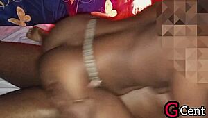 Masseuse Rides Big Black Cock, Moaning To Orgasm In Tight Quickie