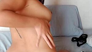 Latina Selene masturbates her wet pussy after getting horny from playing