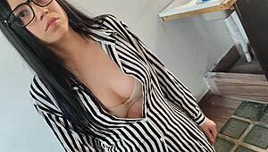 i meet estefani at mall for deepthroat rimjob doggystyle