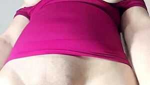 Colombian Latina Madrastra Masturbates With Giant Cameltoe