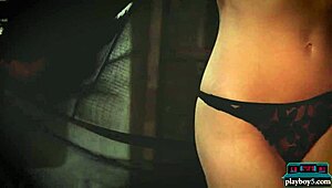 sexy canadian blonde katie jean solo softcore striptease