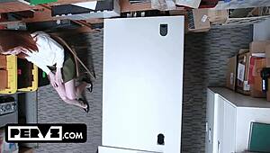 Officer, are you screwing Pepper Hart's pussy on top?