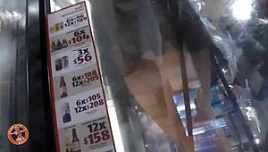 I am tiffany visiting the store in my panties, showing off my big ass.