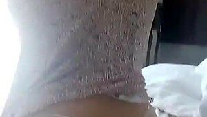 Wow, Check Out My Amateur Young Wife Posing in Her Sexy Thong at Home!