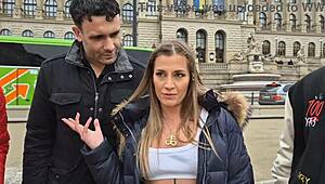 FAKE POOL GOES DAP Silvia Dellai 3 ON 1 DOUBLE ANAL