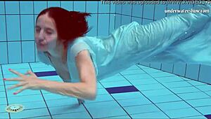 OMG! Piyavka Chehova’s juicy tits bouncing underwater are unreal!
