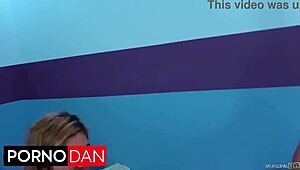 Mia maes teaches pussy eating tutorial leading to intense orgasm