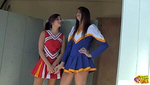 Incredible! Skinny Lesbian Bitches Kiss and Devour Smooth Wet Cunts!