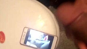 cum shooting all over for my black dick lover 😍