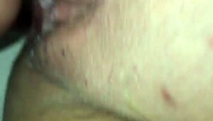 the pussy gets all creamy from the cock