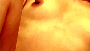 Japanese Housewife Teases Herself While Husband Sleeps