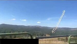 latina hotwife enjoys outdoor fun with her big black cock