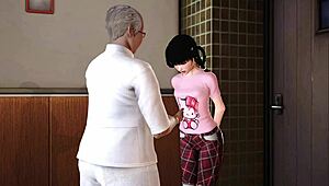 Max’s Life Part 2 gameplay unfolds with hairy Asian slut getting licked and slammed