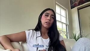 Violet Myers dives deeper in steamy backstage interracial action