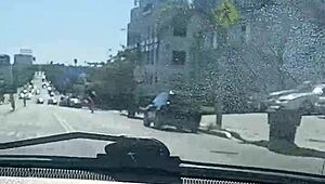 Tristina Millz XXX and Jonathan Pearl Cruise Hollywood for Outdoor Lesbian Fun. Their Boobs Steal the Show!