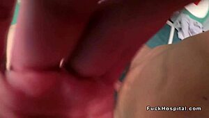 Doctor Secretly Films Himself Fucking Redhead Patient in Hidden European Hospital POV! Nurse Participates in Hardcore Action.