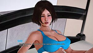 Max’s Life Part 2 gameplay unfolds with hairy Asian slut getting licked and slammed