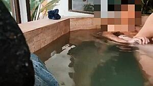 The wife comforts her husband's friend with some steamy sex.