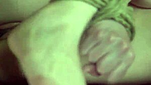 Rough Domination Bondage Sub Tied To Stairs Sucks Cock, Big Tits Spooning, BDSM Anal?