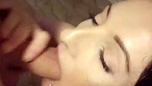 Lil devil gets throat fucked hard by longstroked!