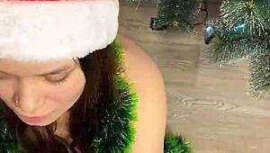 step sister gives holes as christmas costume gift