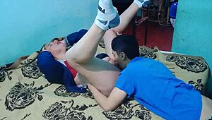 Full sex with missionary, doggy, and creampie finish 💦