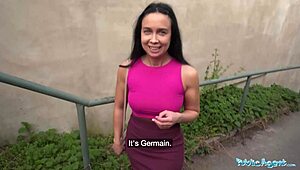 Milf bends over in public for monster cock doggystyle and riding in garden shed POV