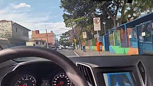 Masturbating In Car While Seeking Hard Dick Info