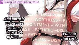 Beta faces 4-minute JOI feet humiliation challenge.