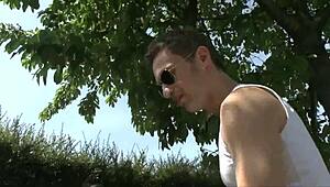 he meets hot brunette in country and pounds her ass 😍