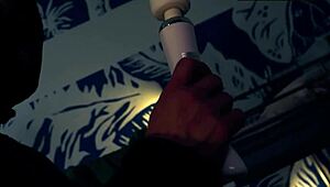 बिग डिक थीफ हॉर्नी टीन मेरीलिन शुगर को बांग करता है