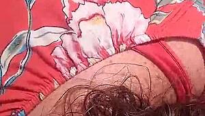 Pretty Mature Wife Gives Amateur Blowjob And Doggy Fuck Cum In Mouth In Public Bush