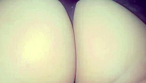 massaging my ex's ass in the bathroom with her miniskirt on 😏