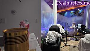 Medusa gets bent over and fucked by black wolf's big cock