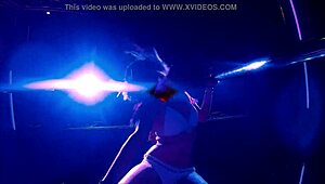 Thai Striptease In Night Club Bar