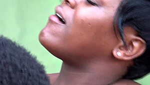 Lulu, caught stealing a car, asks 'What are you mechanics going to do to me?' before getting roughly fucked by big black cocks