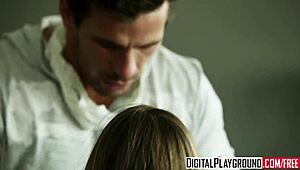 Skinny teen 18+ jenna haze gives in to pantie fetish - digital playground shoes cock panties lick milf cunilingus fantasy parody brunette