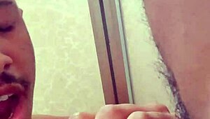 Seusubpink Drinks Piss from a Big Black Cock