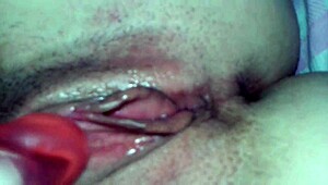 joice pussy orgasm with vibrator and toys