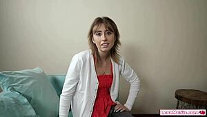 Stepsis boldly teaches stepbro how to fuck a girl