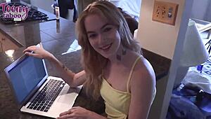 Sage Fox Dicked By Stepdad