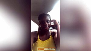 Amateur Ebony Babes Lick Wet Pussy in Homemade Lesbian Hookup