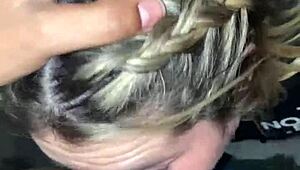 Rich Blonde Latina Deepthroats Black Cock in Homemade Girlfriend Clip