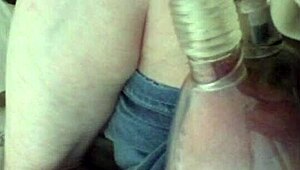 This lactating babe deepthroats and swallows milk while sucking tits in a casual scene.