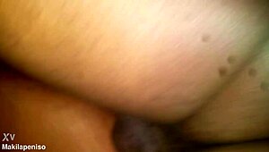 Mature milf with big ass in husband's room scene