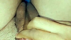 Curvy sissy with small penis flaunts feminine curves