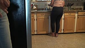 My Turkish Stepmom Nearly Catches Me In Embarrassing Situation With Her Big Ass