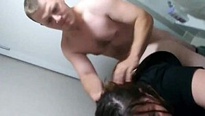 Slut Bent Over and Fucked in Bathroom!