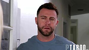 I watch Kay Lovely and Seth Gamble in intense lesbian creampie action