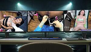 backstage pov humiliation with big tits redhead donna leigh getting spanked and nipples pinched in florida